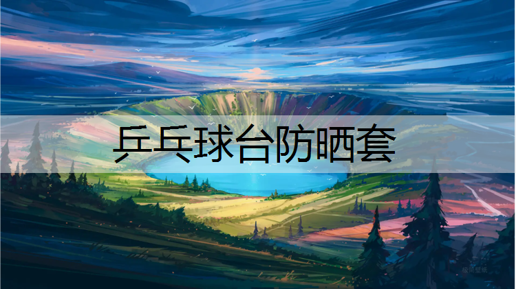 乒乓球台防晒套